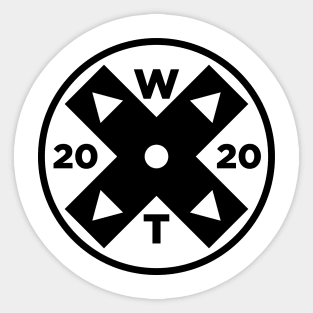 Wrestlethon 2020 - Black Sticker